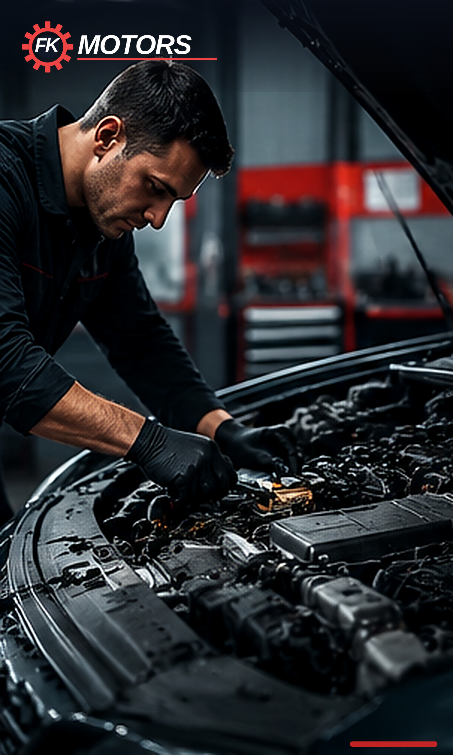 FK Motors Denizli serviste motor bakımı